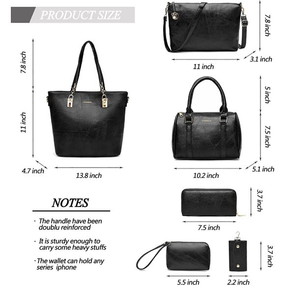 New 6 in 1 bundle * Designer Purses and Handbags - Picture 4 of 9